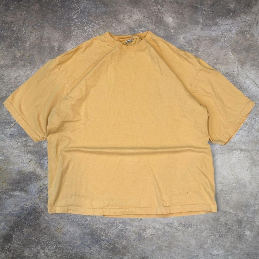 Vintage Cherokee Yellow Boxy Fit Short Sleeved Tee Mens XL Casual Summer 90s Y2K